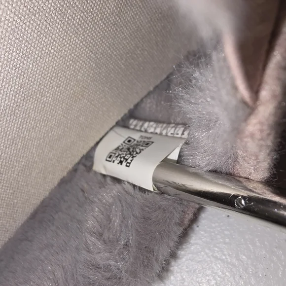 TOMS Women's Alpargata Faux Fur Lined Slip-On Flats dusty rose Sz.7.5 Slippers - Picture 14 of 16